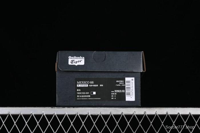 Onitsuka Tiger Mexico 66 Low-Top Leather Sneakers for Casual Running - 1183C102-001 1