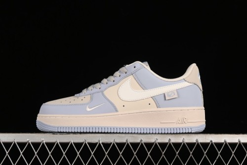 Nike Air Force 1 '07 Low Casual Sneakers in Ancient Blue with Full-Length Honeycomb Air Cushion - DB3301-199 1