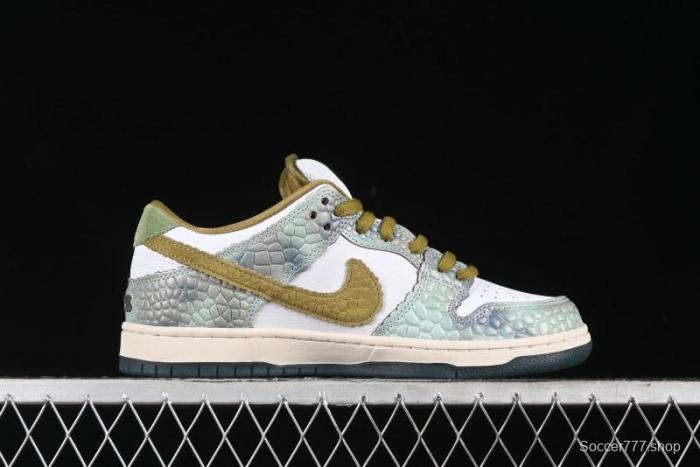 Nike Alexis Sablone x SB Dunk Low Reptile SB Low Top Casual Skate Shoes - HJ3386-300