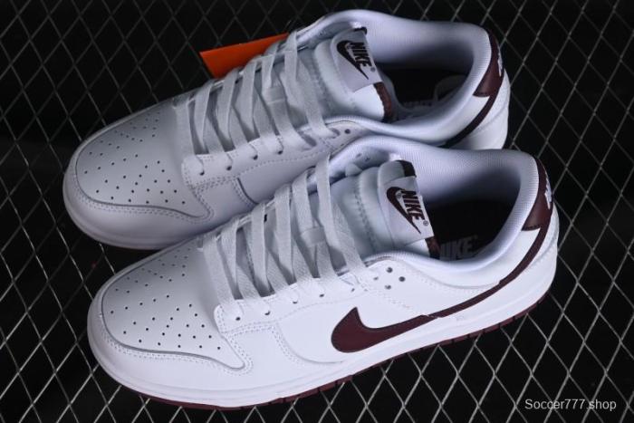 Nike SB Dunk Low White Red Colorway Low-Top Casual Skateboarding Shoes - DV0831-102 1