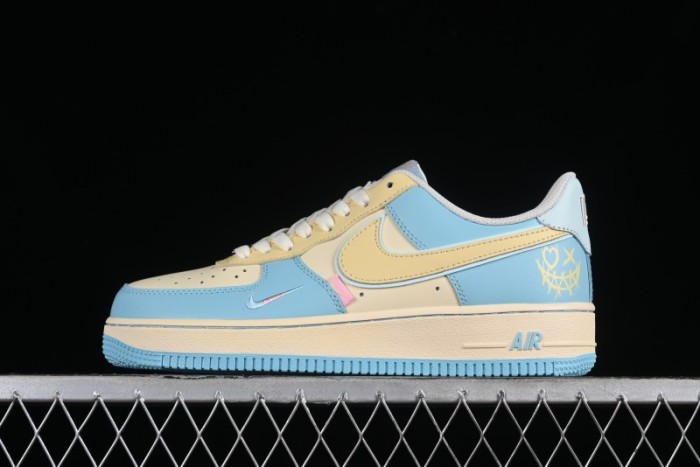 Nike Air Force 1 '07 Low Custom Casual Sneakers with Full-Length Honeycomb Air Cushion - XL2312-555 1