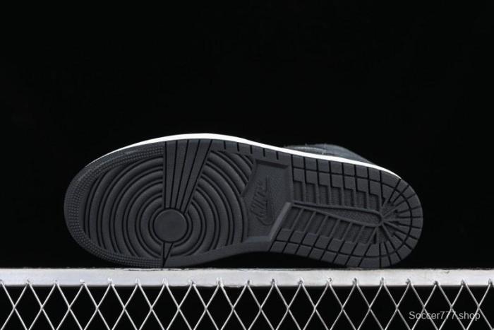 Nike Air Jordan 1 Mid Basketball Shoes in Space Gray - FJ3448-001