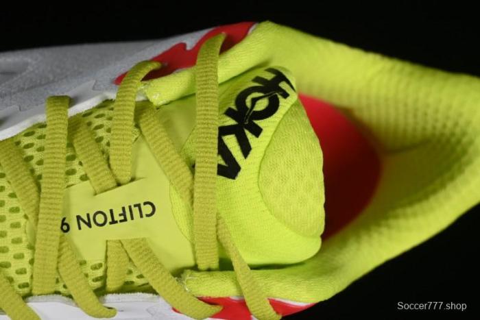 HOKA ONE ONE Clifton 9 Lightweight Knit Mesh Running Shoes with Enhanced Cushioning - 1127895 BVR 1