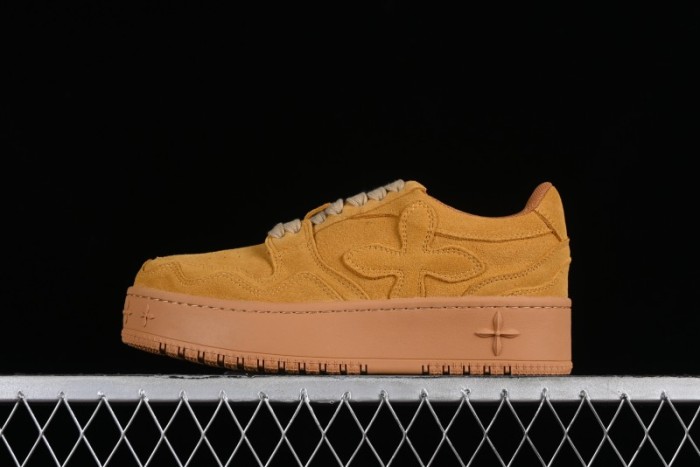 SMFK Comfortable Chunky Sole White Sneakers - T.D4 1