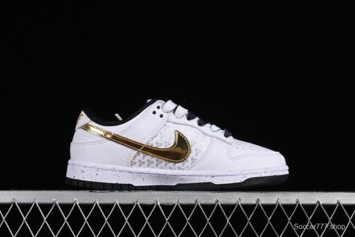 Nike SB Dunk Low Kobe Series - White Gold Anniversary High-End Custom Low-Top Casual Sneakers - FC1688-193 1