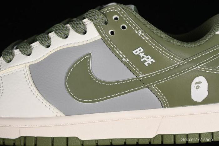 Nike SB Dunk Low Bape Collaboration Anniversary High-End Custom Sneakers - BB8969-004