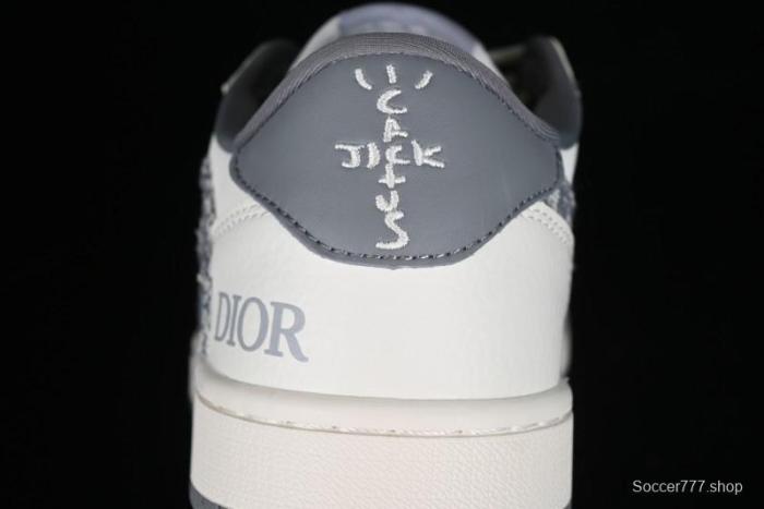 Nike Travis Scott x Fragment Design x Air Jordan 1 Low OG SP AJ1 Retro Sneakers - DM6688-603