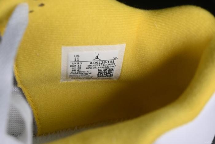 Nike Air Jordan 4 Retro Vivid Sulfur Sneakers - AQ9129-101 1