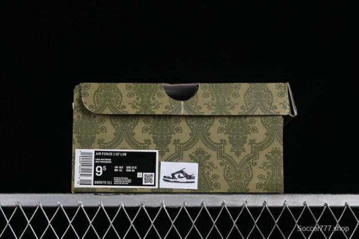 Nike SB Dunk Low Gucci Collaboration - Grey Pattern Anniversary High-End Custom Low-Top Casual Skate Shoes - BB9676-311 1