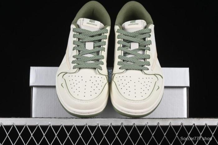 Nike Travis Scott x Fragment Design x Air Jordan 1 Low OG SP AJ1 Retro Sneakers - DM7866-017