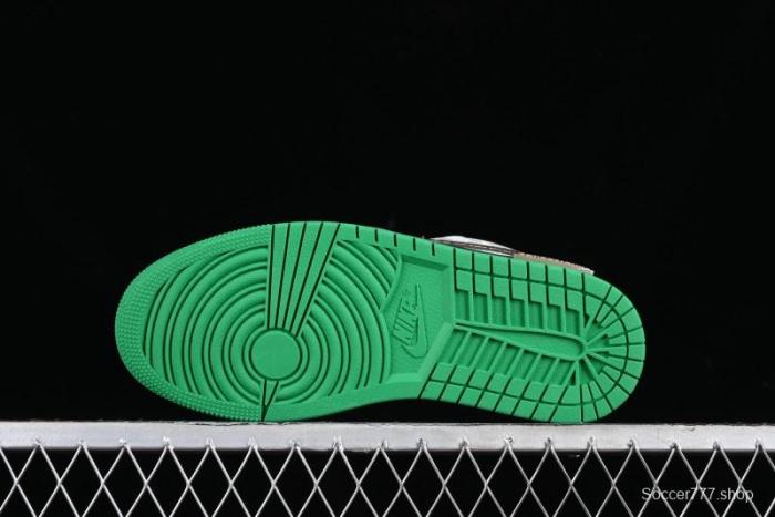 Nike Air Jordan 1 Low Retro Basketball Shoes with Panda Mischief Pioneer Rider Design - 553558-065 1