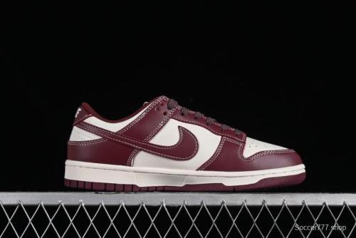 Nike SB Dunk Low Stussy Collaboration - Burgundy Starry Sky Anniversary High-End Custom Low-Top Casual Skate Shoes - BB9898-001 1