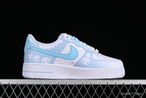 Nike Air Force 1 Low Witch Collaboration Custom Leather Sneakers with Full-Length Air Cushion - CW2288-111 1