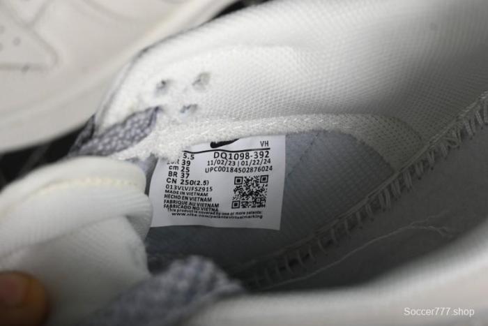 Nike SB Dunk Low Supreme Collaboration - Off White Gray Swoosh Anniversary Custom Low-Top Casual Skate Shoes - DQ1098-392