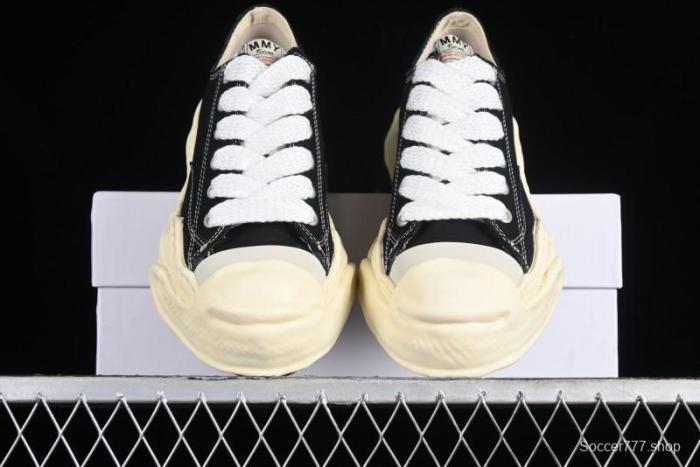 Wayne MMY Original Sole Leather Low Sneaker with Deconstructed Ice Cream Sole - W.E5 1