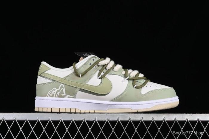 Nike Dunk Low FZBB Chinese Tea Gift Box Palace Longjing Tea SB Lace-Up Low-Top Casual Sneakers - DV0831-003 1