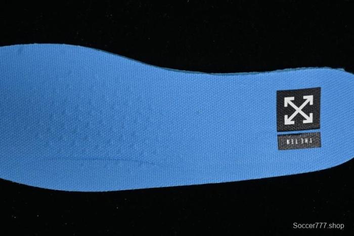 Nike Off White x Air Force 1 Low OW Collaboration Transparent Blue Casual Sneakers - AO4606-400 1