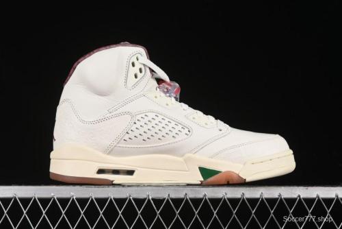 Nike Air Jordan 5 Retro  El Grito  Basketball Shoes with Mexican Flag Color Scheme - HF8833-100