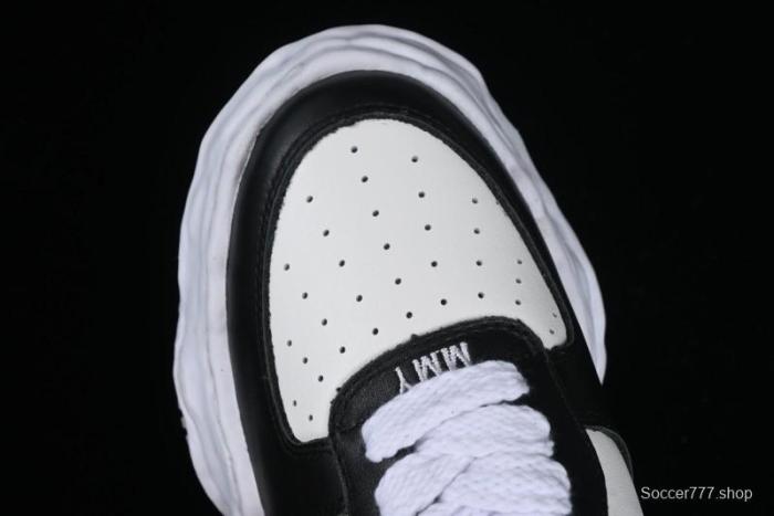 MMY Wayne Original Sole Leather Low Sneaker with Deconstructed Ice Cream Sole - W.E5 1