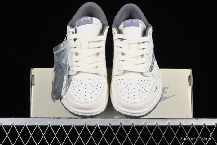 Nike Travis Scott x Fragment Design x Air Jordan 1 Low OG SP AJ1 Retro Sneakers - DM6688-603