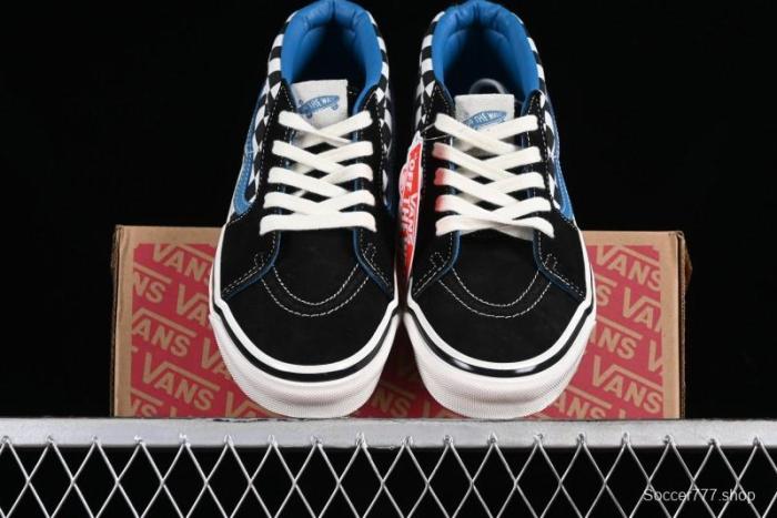Vans SK8-Mid x Liberaiders Origami Checkerboard Mid-Top Casual Skate Shoes - VN0A3TKNQXH 1