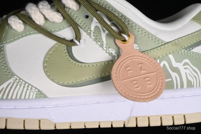 Nike Dunk Low FZBB Chinese Tea Gift Box Palace Longjing Tea SB Lace-Up Low-Top Casual Sneakers - DV0831-003 1