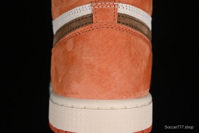 Nike Air Jordan 1 High OG Basketball Shoes in Dusted Clay & Dune Colorway - FQ2941-200 1