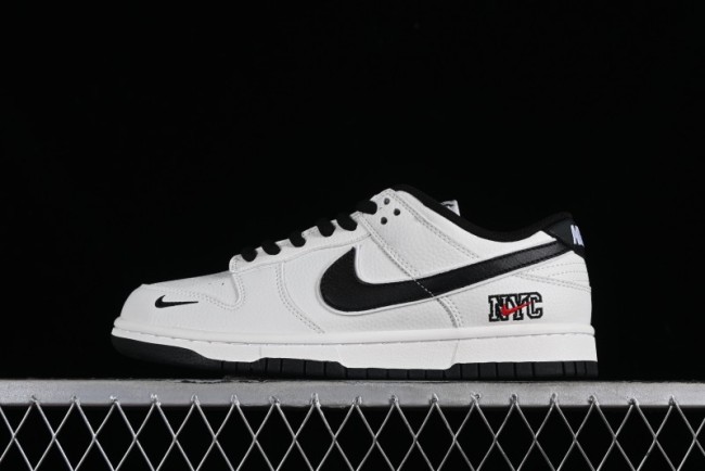 Nike SB Dunk Low NYC Collaboration Black Beige Low-Top Casual Skateboarding Shoes - NC2103-301 1