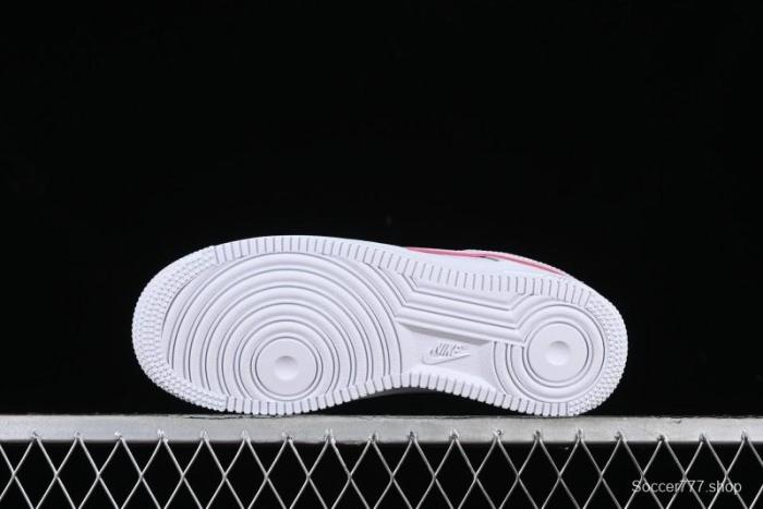 Nike Air Force 1 '07 Low Grey White Pink Casual Sneakers - HM3694-011