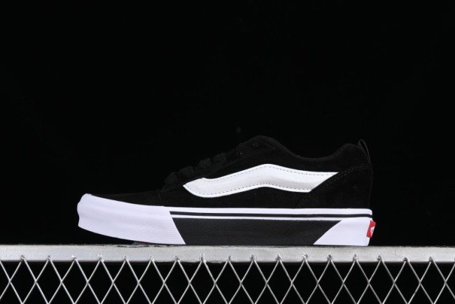 Vans Classics Knu Skool Retro Skate Shoes with Enlarged Toe and Thickened Tongue - VN0009QCWBL 1