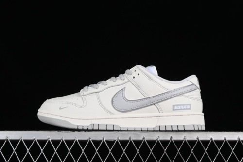 Nike SB Dunk Low UN Collaboration - Light Grey Swoosh Anniversary High-End Custom Low-Top Casual Skate Shoes - SF1588-135 1