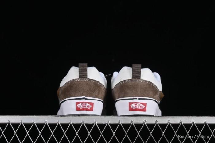 Vans Classics Knu Skool Coffee White Brown Slip-On Shoes - VN0009SAK330 1