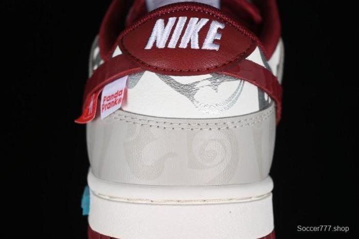 Nike Dunk Low Panda Prank CNY Year of the Dragon Limited Edition Team Red SB Low Top Casual Skate Shoes - DD1391-601