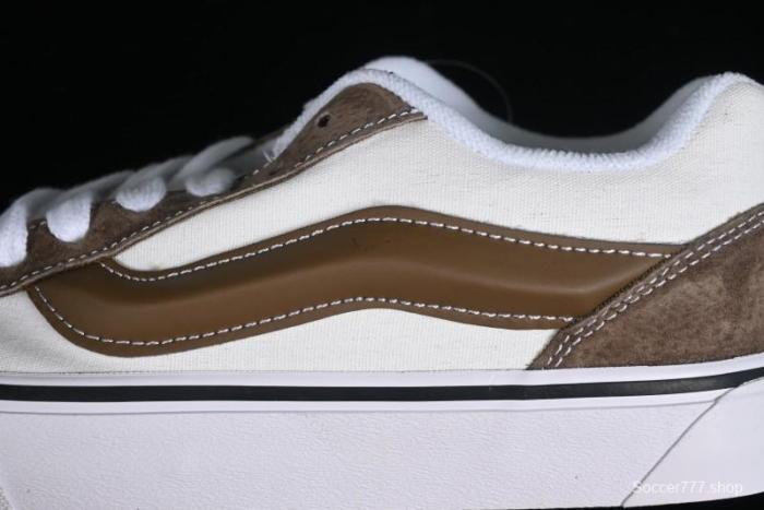 Vans Classics Knu Skool Coffee White Brown Slip-On Shoes - VN0009SAK330 1