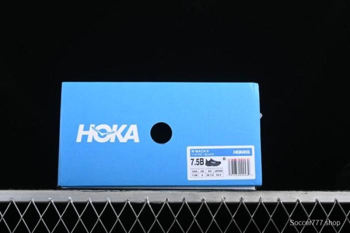 HOKA ONE ONE MACH 6 Flagship Racing Shoes with Carbon Plate Technology and Asymmetric Design - 114791 BLACK