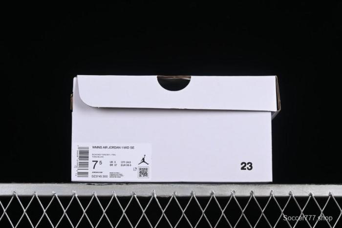 Nike Air Jordan 1 Mid  Bleached Turquoise  Casual Sneakers - DZ3745-300 1