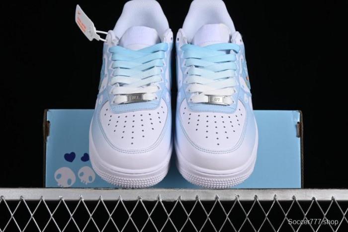Nike Air Force 1 Low Witch Collaboration Custom Leather Sneakers with Full-Length Air Cushion - CW2288-111 1