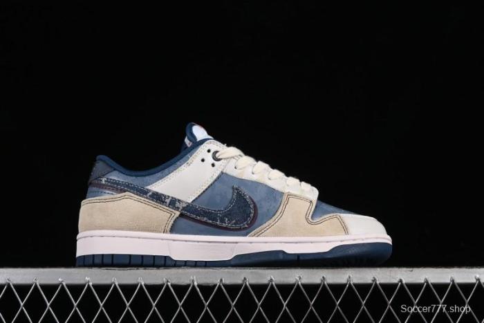 Nike Dunk Low Panda Prank Wave Fishing Blue Brown Low Top Casual Sneakers - DD1391-400