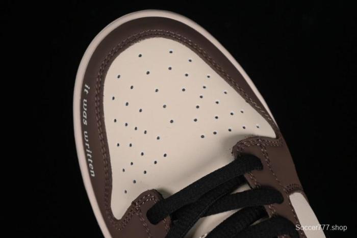 Nike SB Dunk Low Casual Skateboarding Shoes in Black/Brown - MU0232-370 1