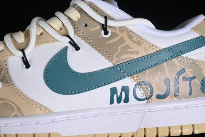 Nike Dunk Low SB Casual Sneakers with Mojito-Inspired Design - DV0833-100 1
