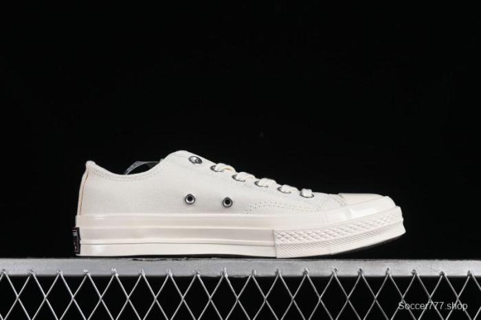 Converse Chuck 1970s Original Cream White Low-Top Casual Canvas Shoes - 151230C 1
