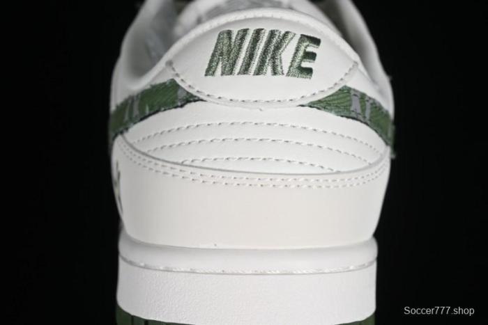 Nike SB Dunk Low MLB Collaboration - Green Denim Anniversary Custom Low-Top Casual Skate Shoes - DQ1098-345 1