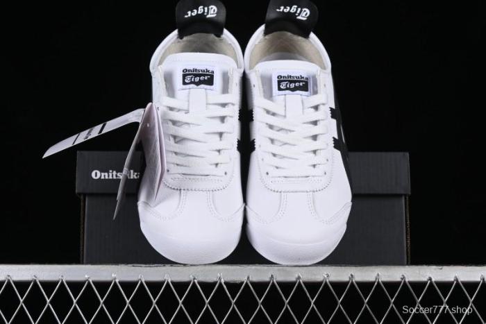 Onitsuka Tiger Mexico 66 Low-Top Leather Sneakers for Casual Running - D508K-0190