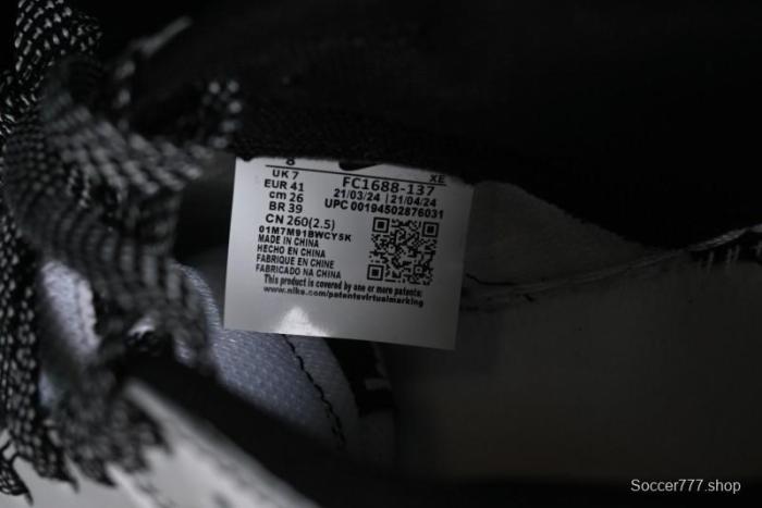 Stussy x Nike Dunk Low SB Skate Shoes in White-Black - FC1688-137 1