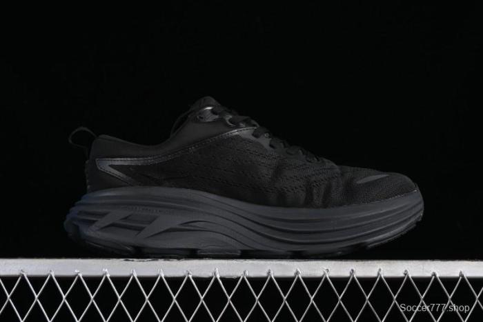 HOKA ONE ONE Bondi 8 Functional Cushioned Running Shoes with Engineered Mesh Upper - 1123202 BBLC 1