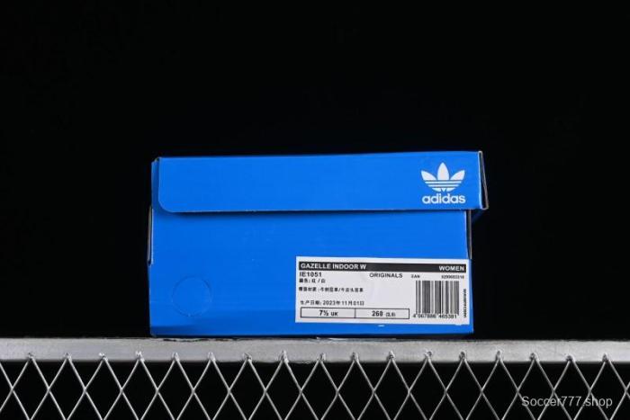 Adidas Originals Gazelle Indoor IE1051 Retro Casual Slip-Resistant Wear-Resistant Low-Top Sneakers 1