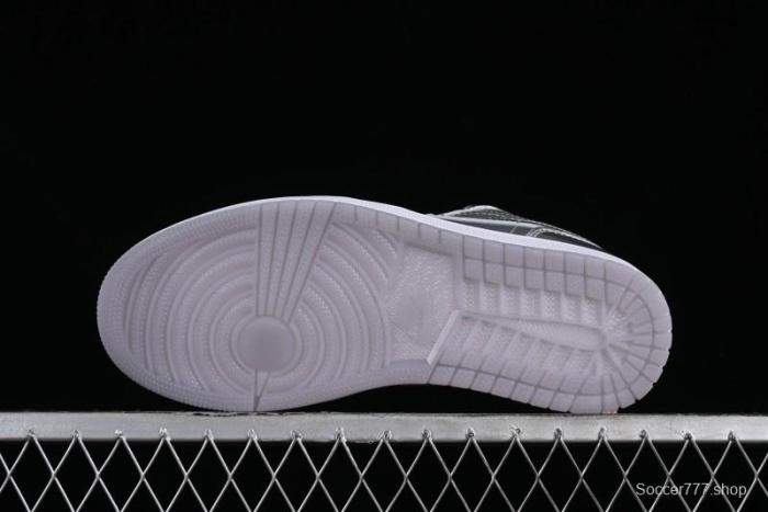 Nike Air Jordan 1 Low  Metallic Silver  Casual Sneakers with Metallic Finish - FN5030-001 1