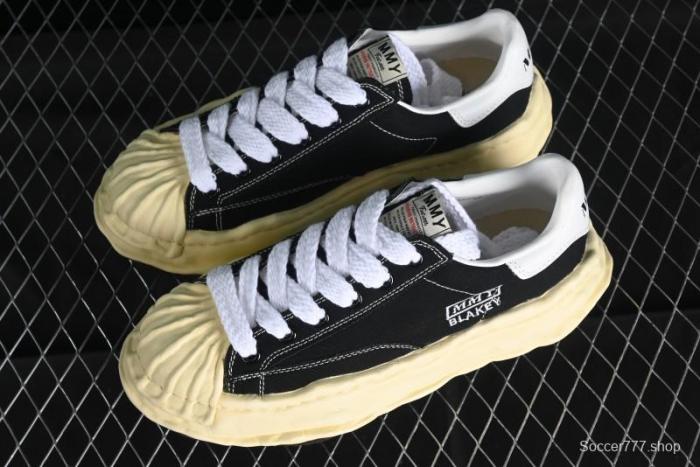 Wayne Original Sole Leather Low Sneaker with Melted Ice Cream Outsole - W.E5 1