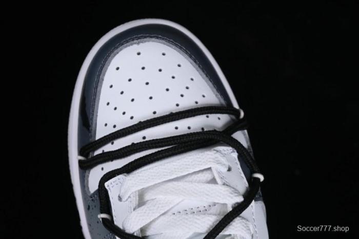 Nike Dunk Low SB Graffiti Halloween Cross Distressed Gradient Lace-Up Casual Skate Shoes - DV0831-101 1