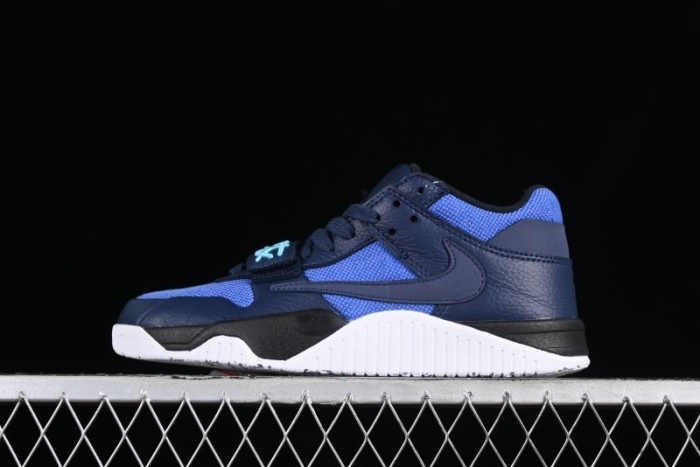 Nike Travis Scott x Jordan Cut The Check AJ1 Basketball Shoes with Velcro Strap - FZ8117-001 1